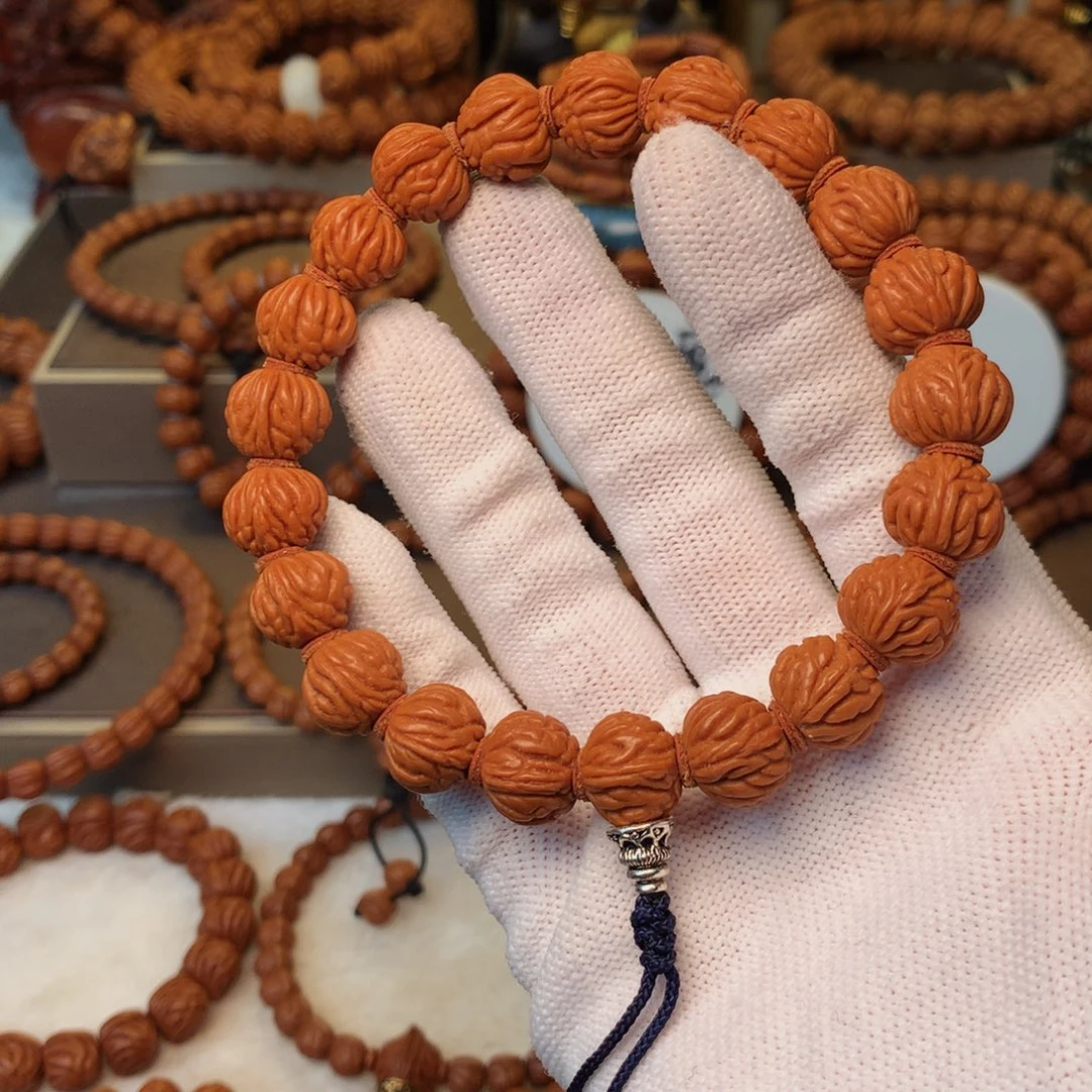 手串桃核秦岭龙纹