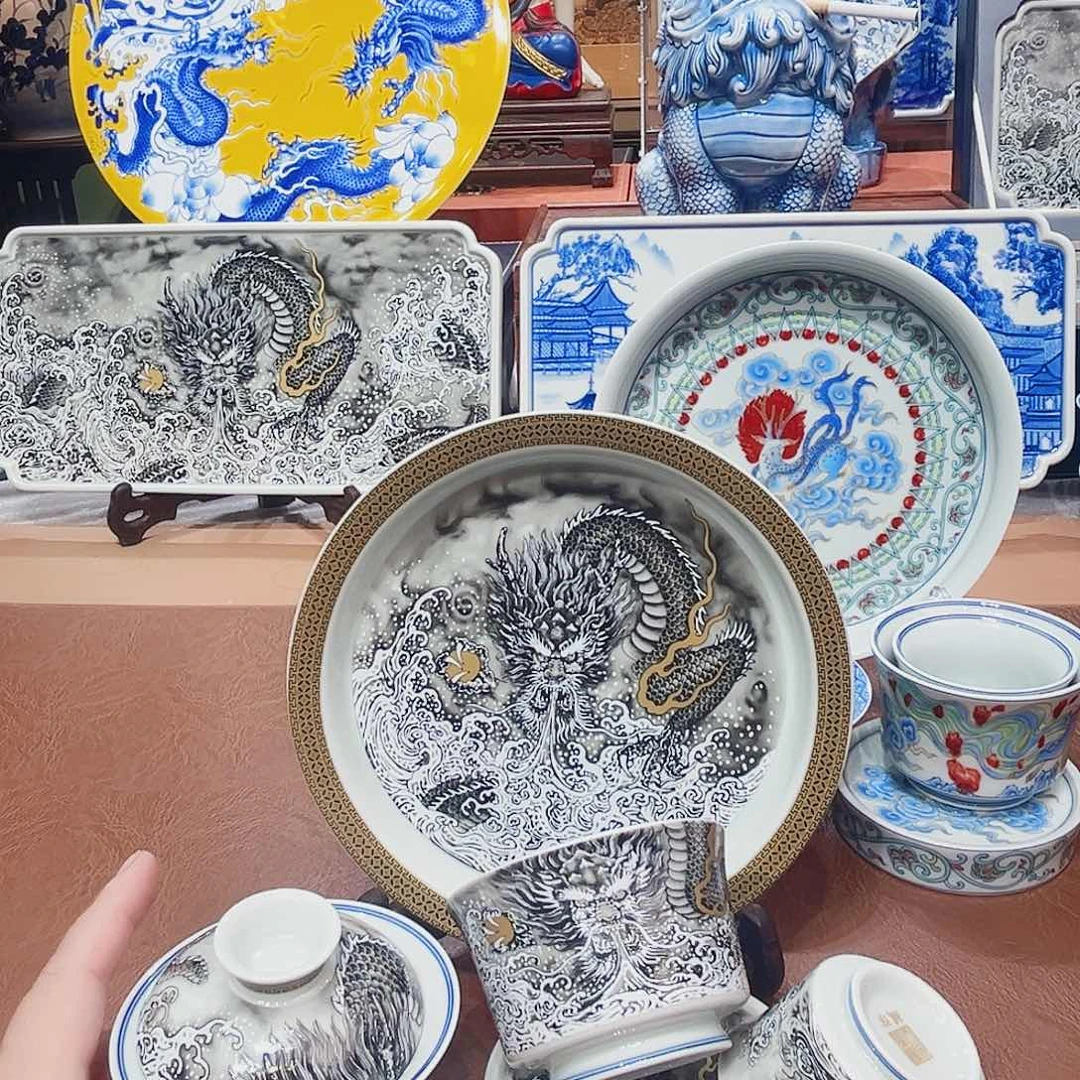 摆件景德镇陶瓷研究所从事生产