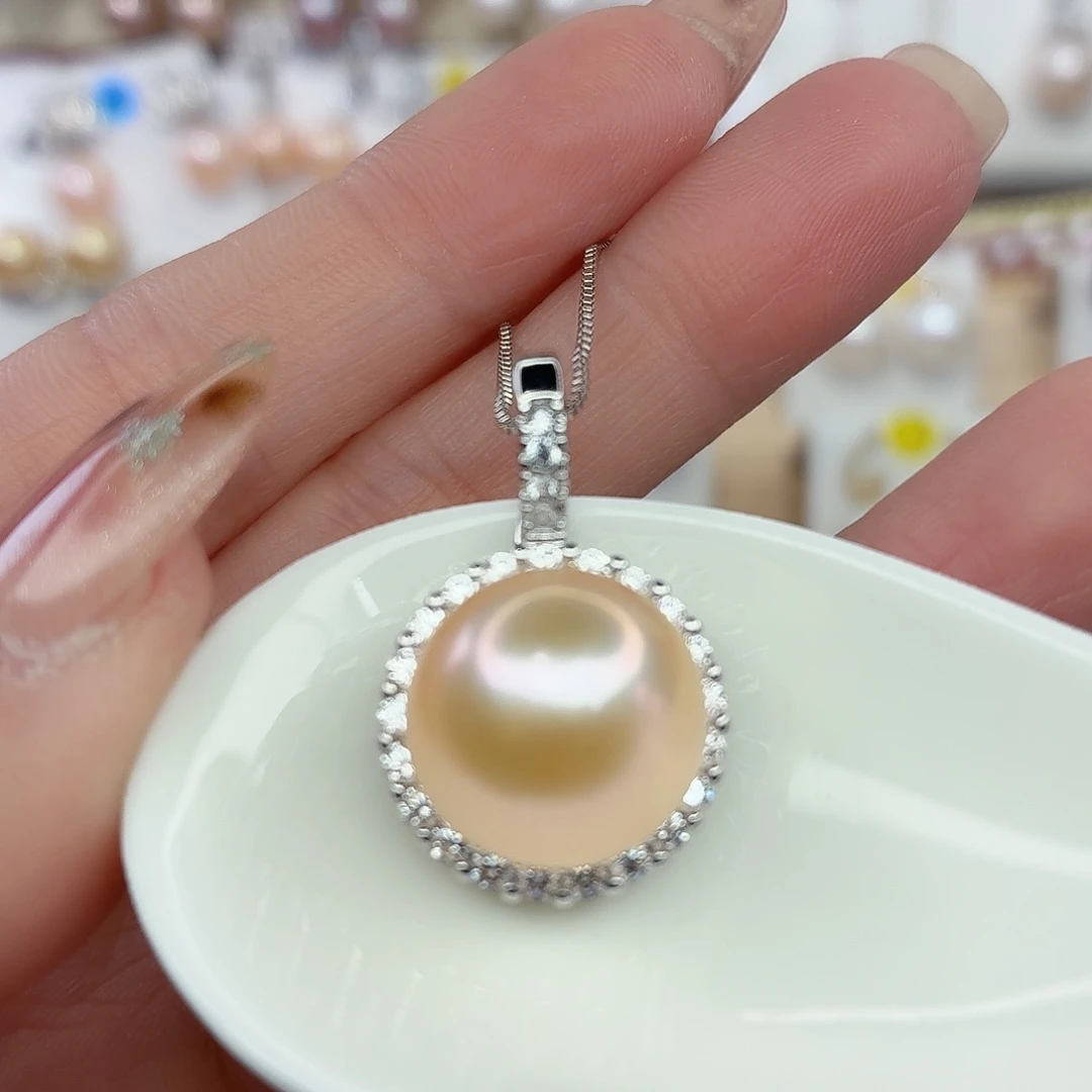 颈饰淡水珍珠合金