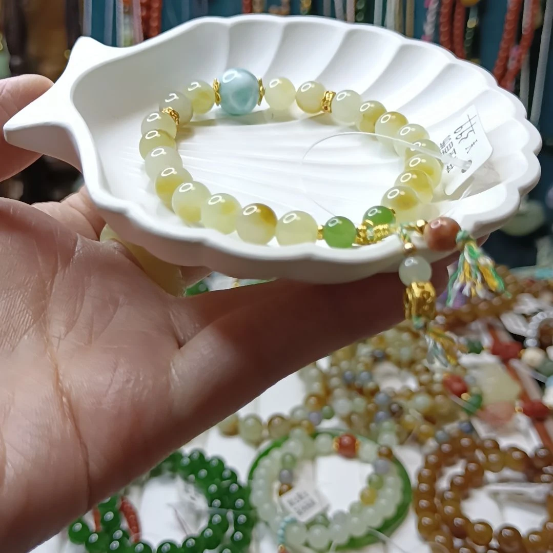 和田玉手链未镶嵌