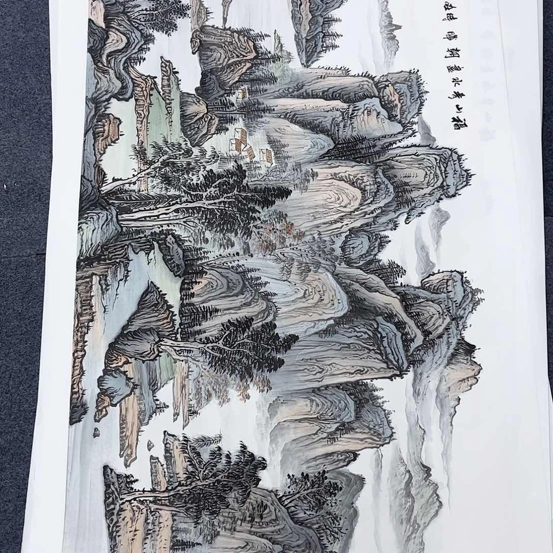 国画一**下宣纸国画纯手绘作品