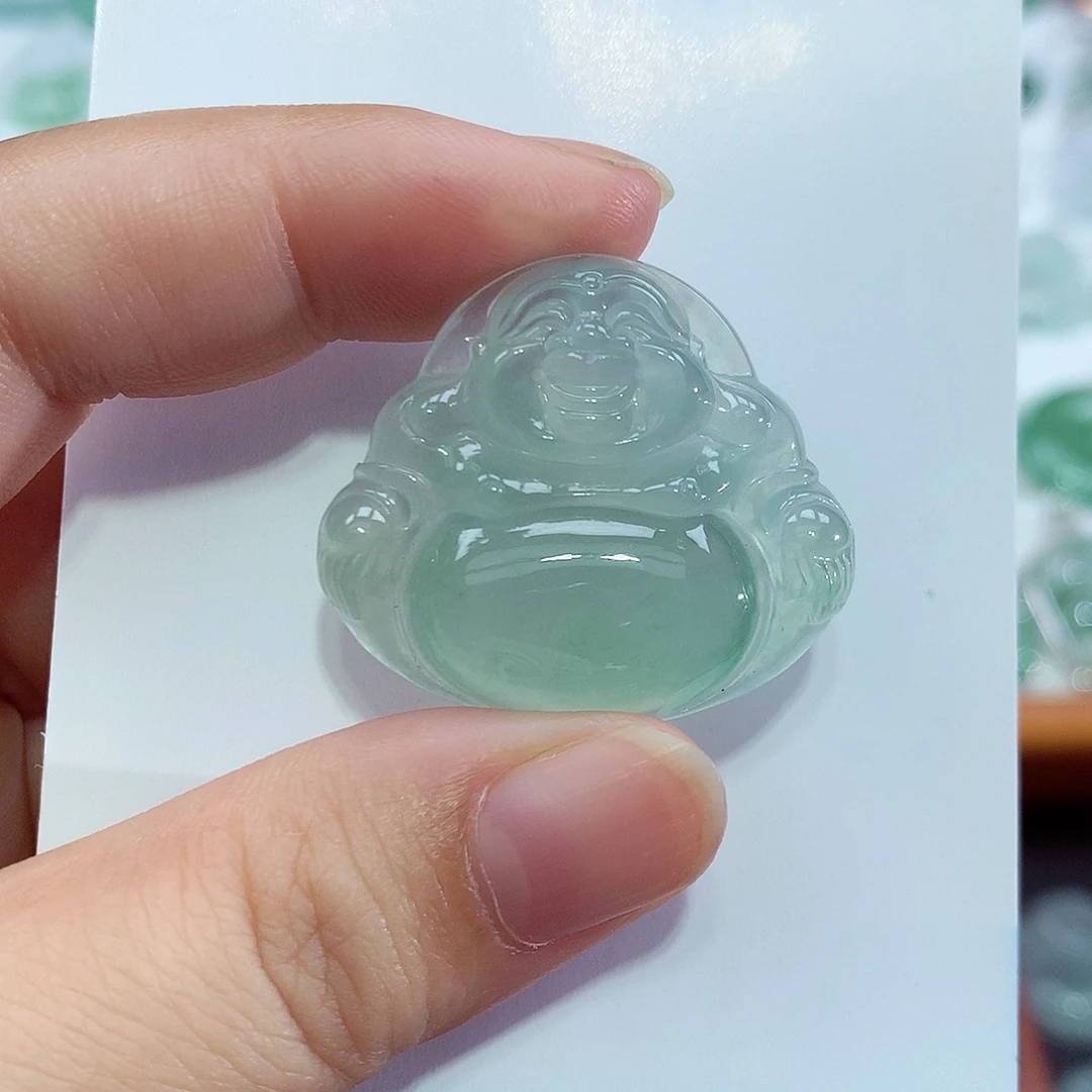 颈饰未镶嵌翡翠佛