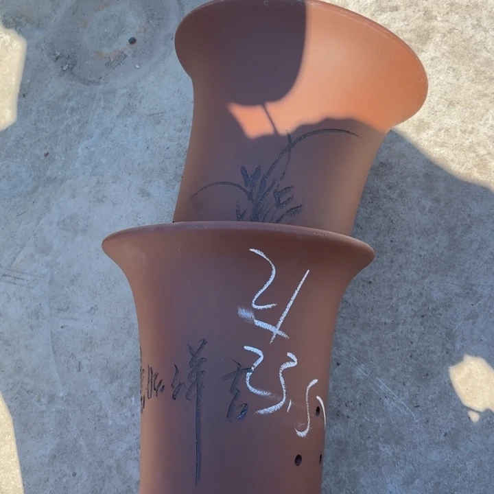 紫砂花盆紫砂的花