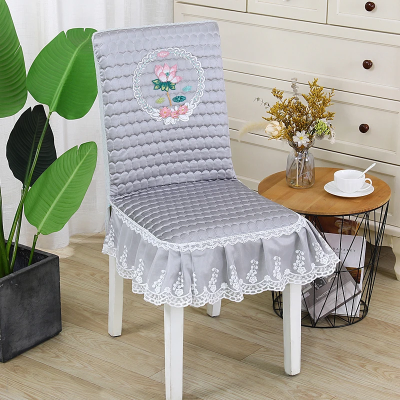 加厚弹力全包椅子套罩防滑家用一体餐椅套坐垫中式实木餐桌凳子套