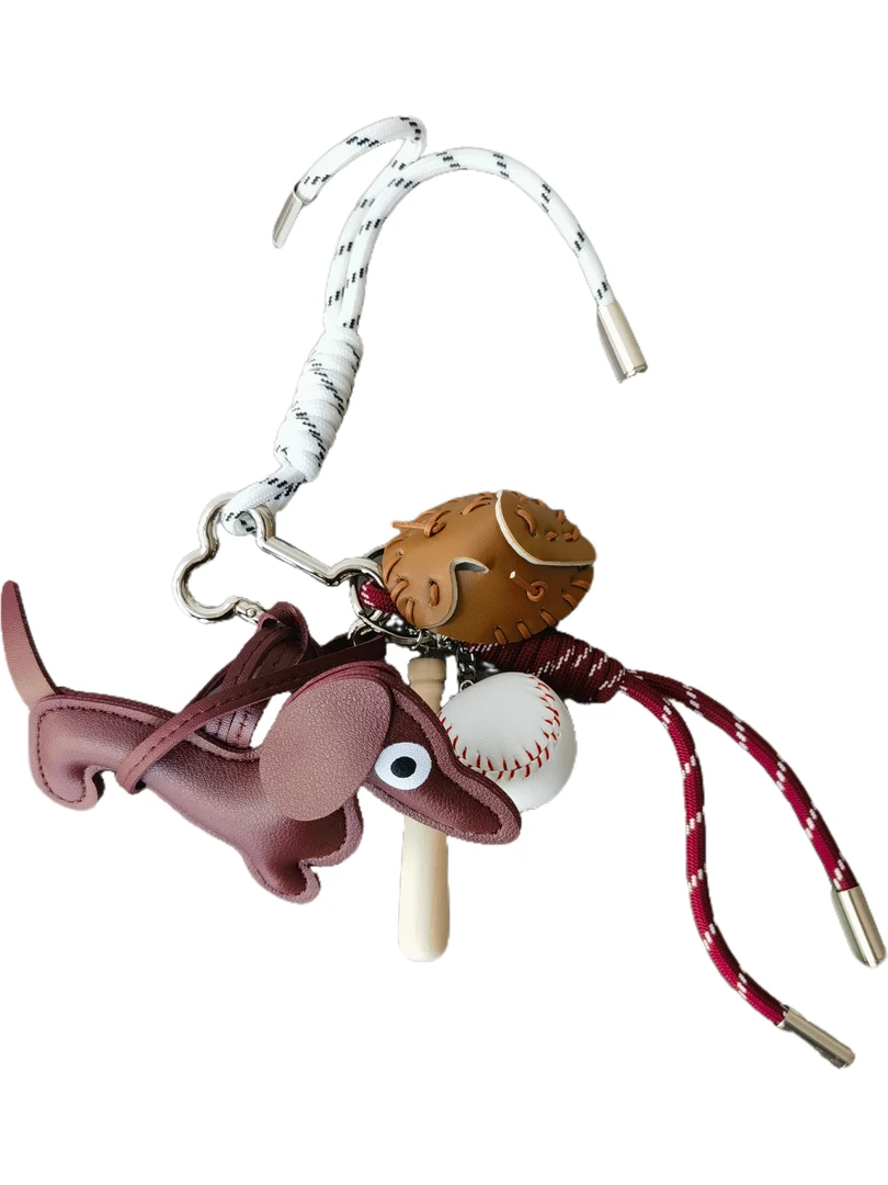 包包配饰 绳子挂饰 diy配件钥匙扣 卡通图案配饰AW207