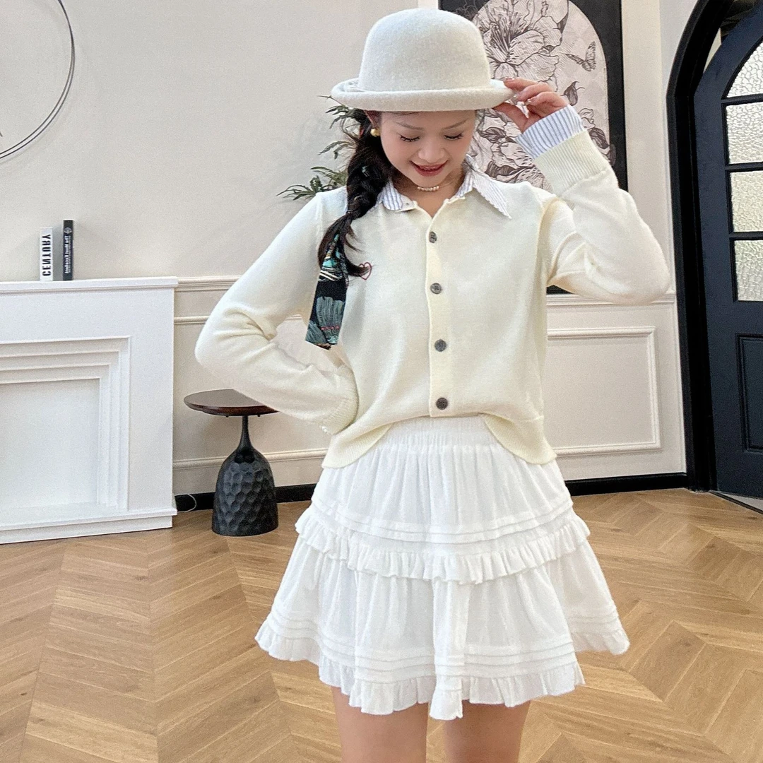 【PGXIAOM】小二定制加绒两色蛋糕裙QZ9662