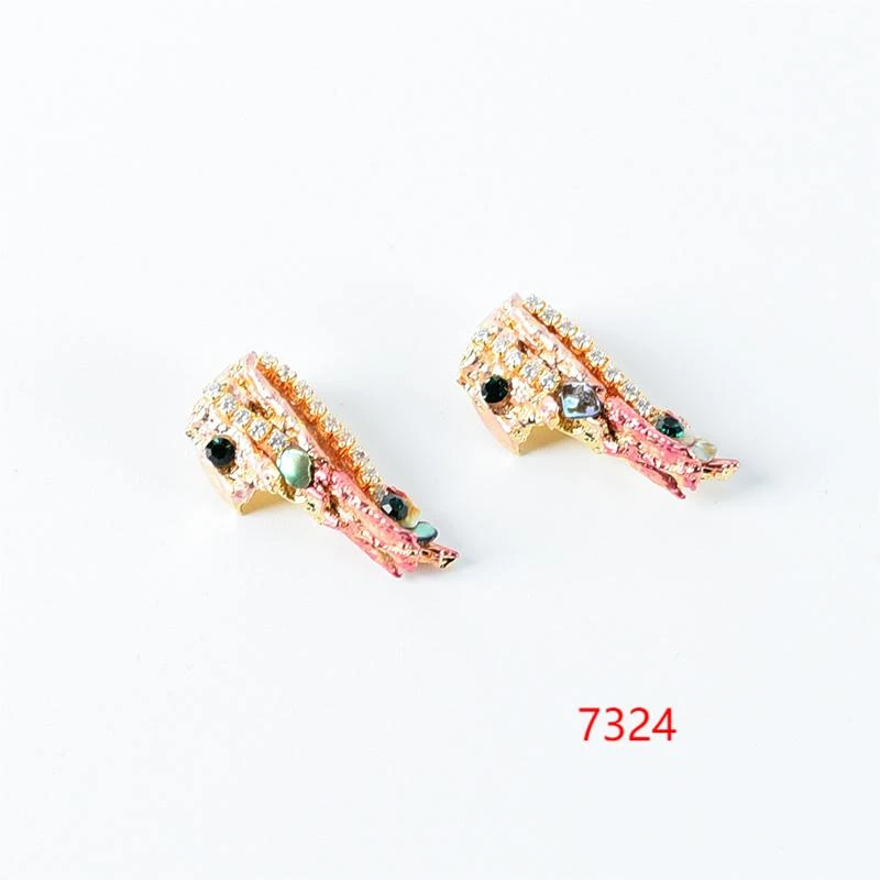 铜合金耳饰 简约个性气质耳环小众设计高级感耳钉耳饰～7324