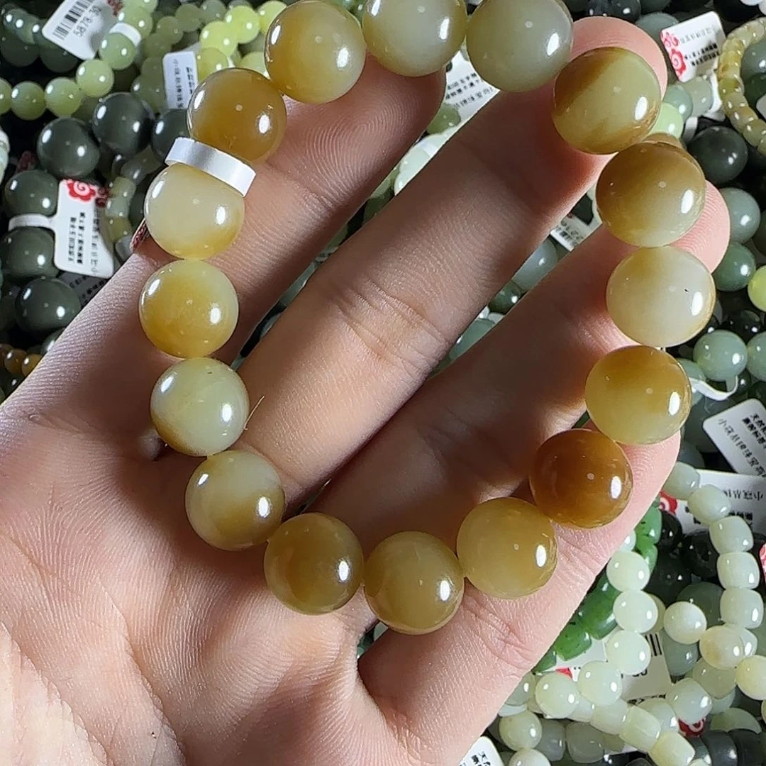 和田玉手链未镶嵌129