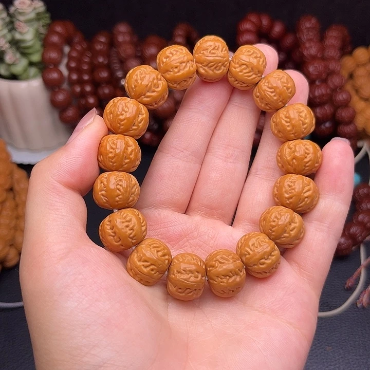 猴头核桃吊坠新麻花八棱16