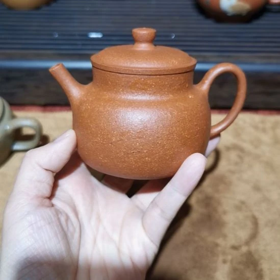 刷***频紫砂茶壶言心全手工