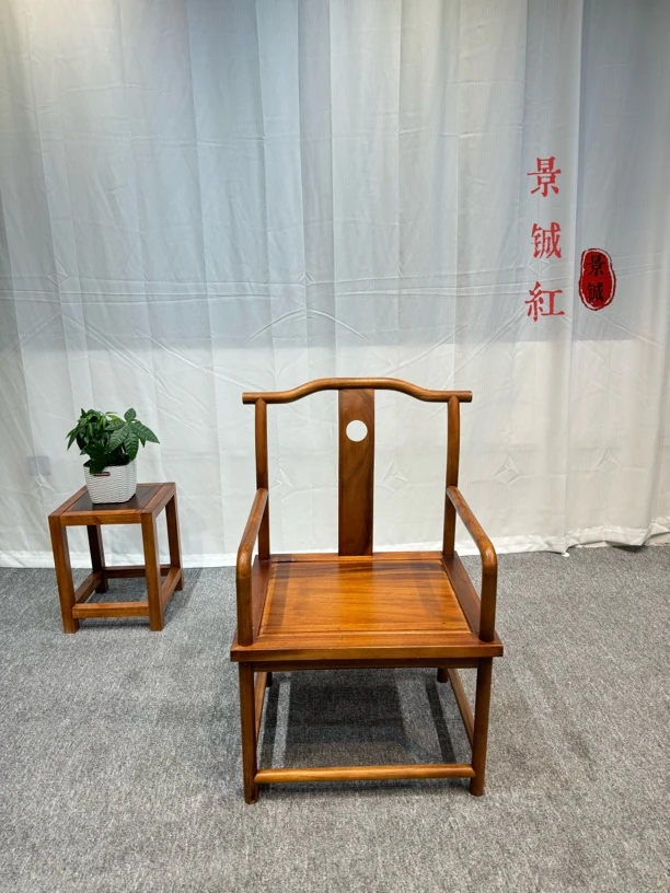 南美胡桃木书椅简约茶椅梧栖主椅休闲椅（不包邮）实木椅靠背椅家用