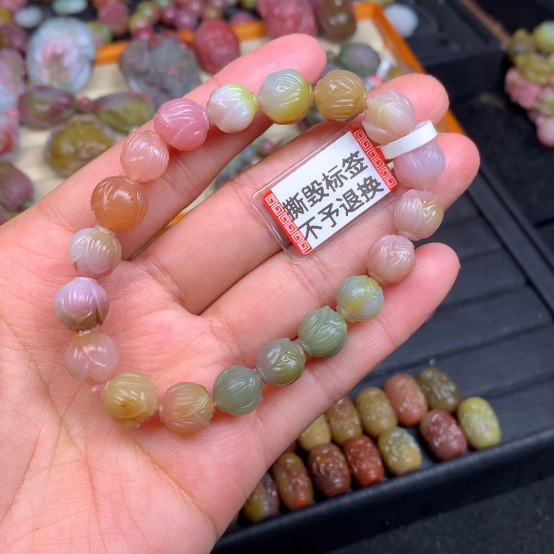 玛瑙/玉髓未镶嵌手链
