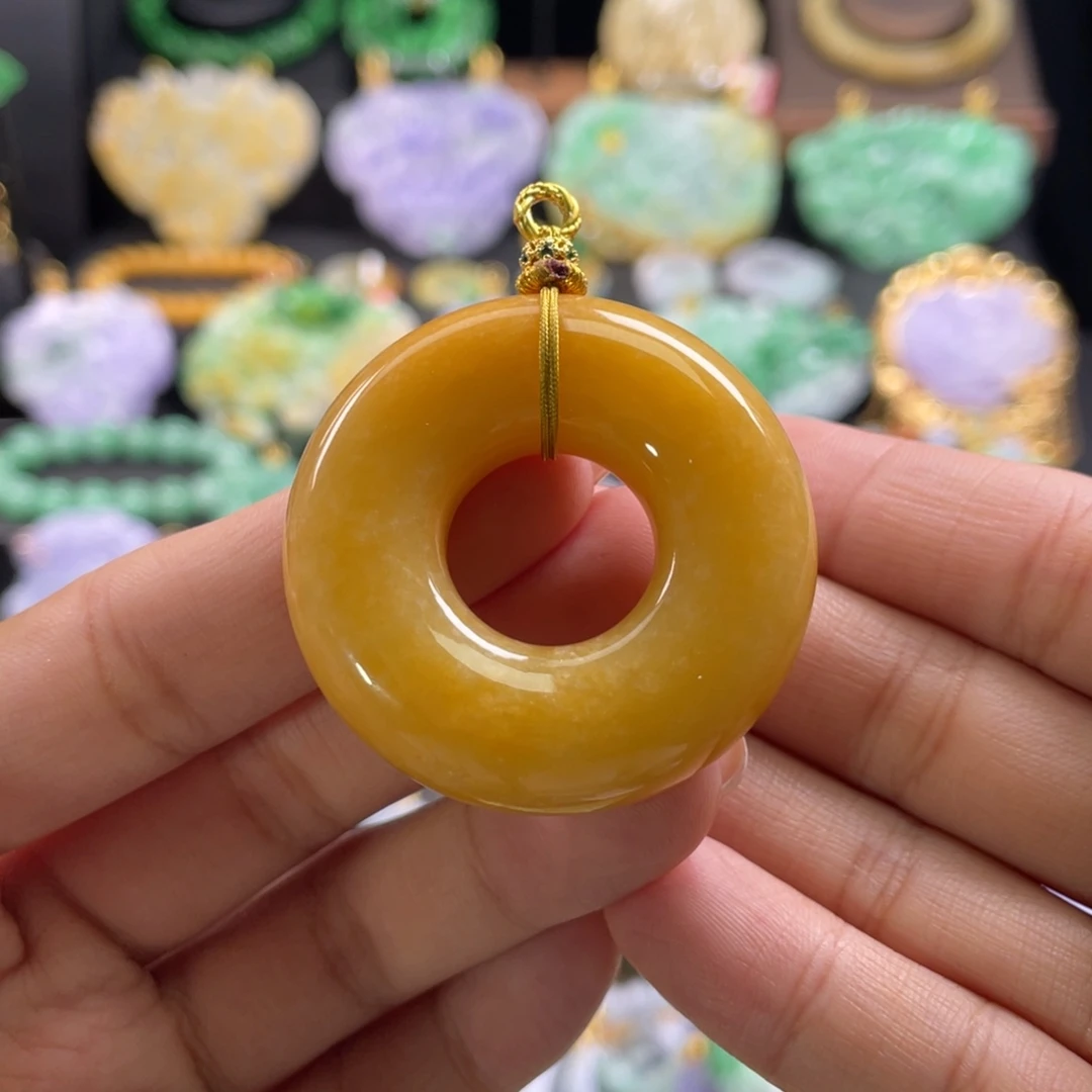 翡翠未镶嵌颈饰代编织