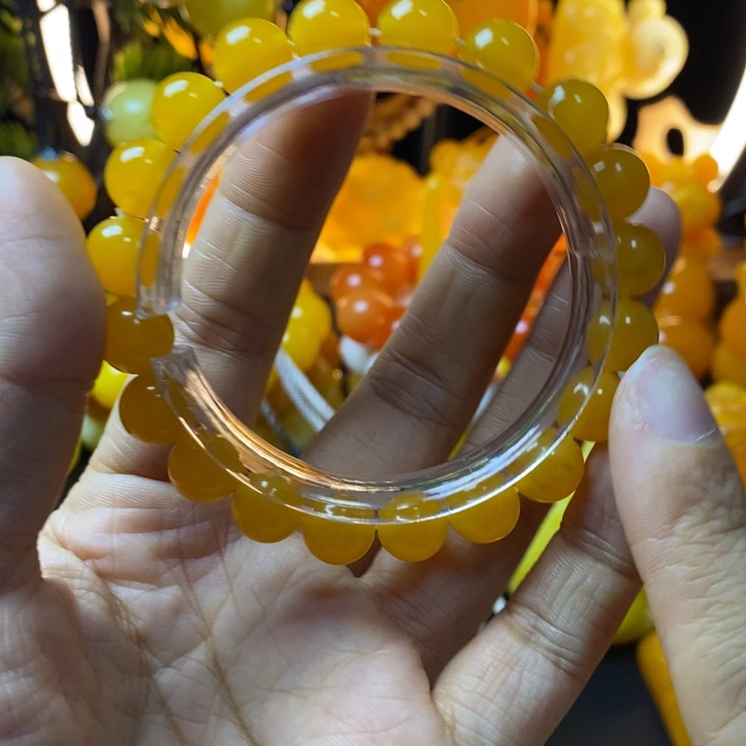 江***柬无非金属全品无暇老密飘花10精品手串