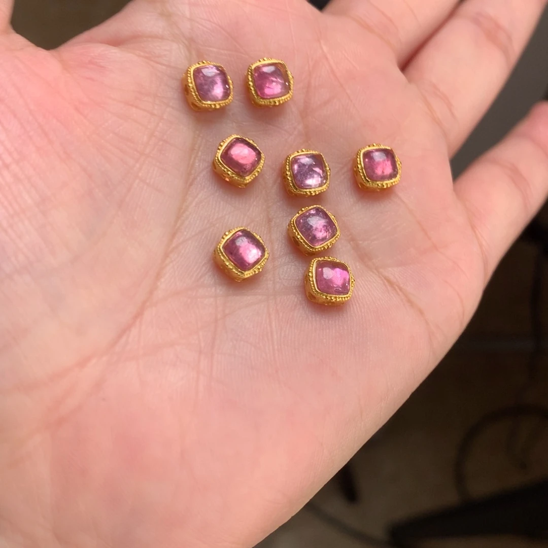 盒子银S925镶嵌碧玺多样性发其一