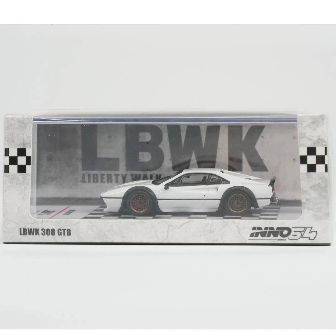 INNO合金车模型Nissan 天际线GTR R34法拉利308跑车汽车模型摆件
