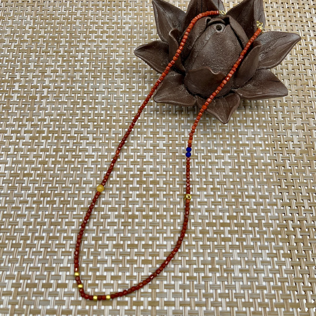 南红玛瑙锁骨链/多圈手链