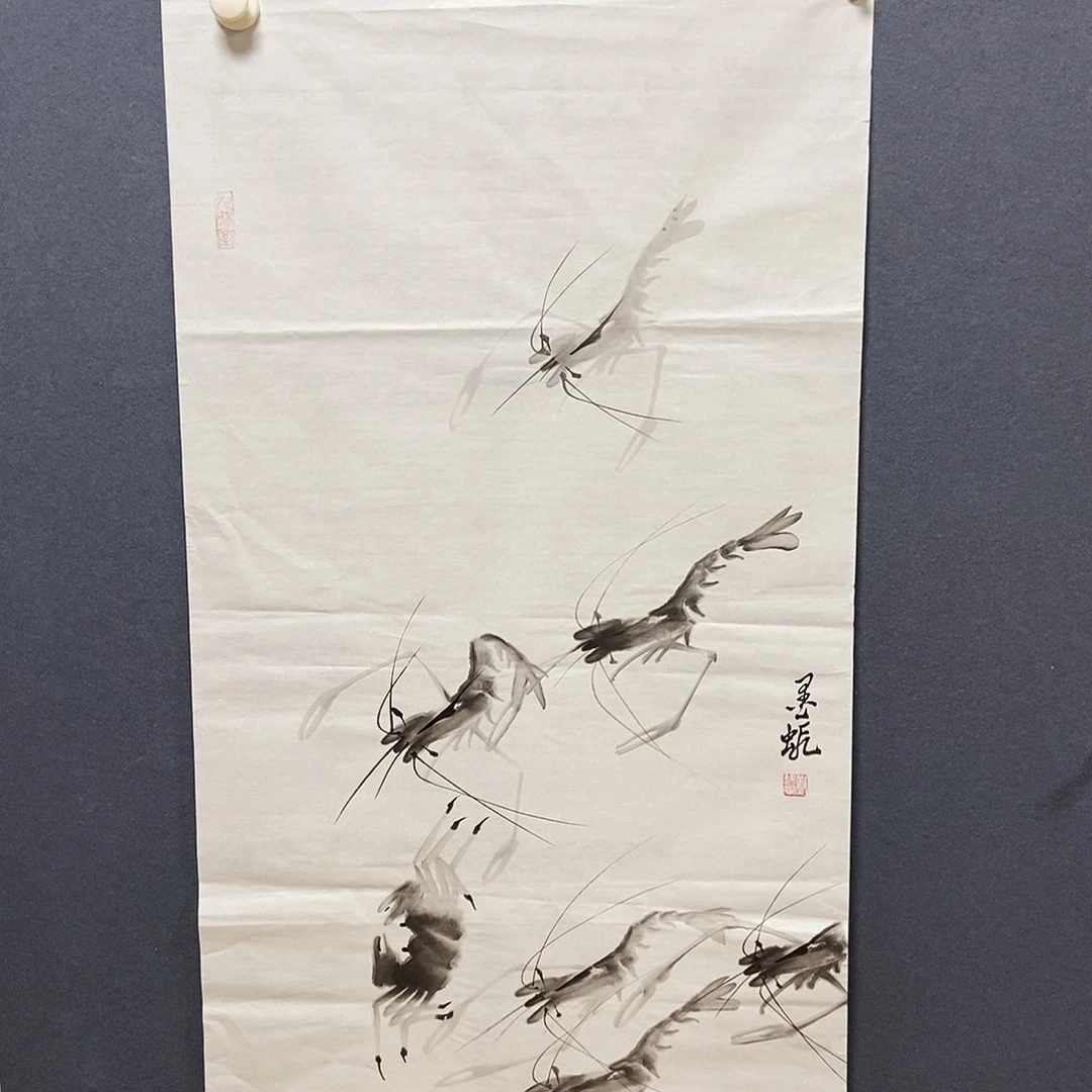 国画邱述军手绘花鸟50.100