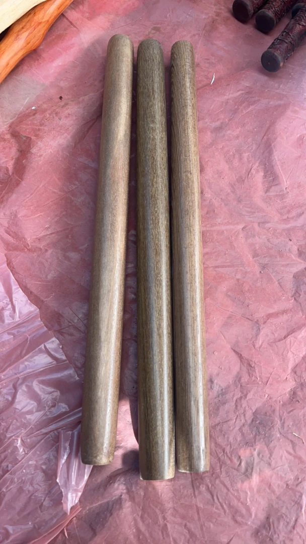 金丝绿檀 大擀面杖 40长 3根