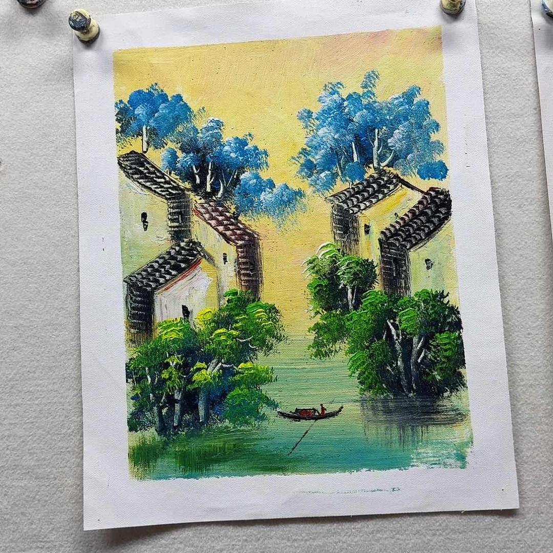 原创手绘作品油画123456