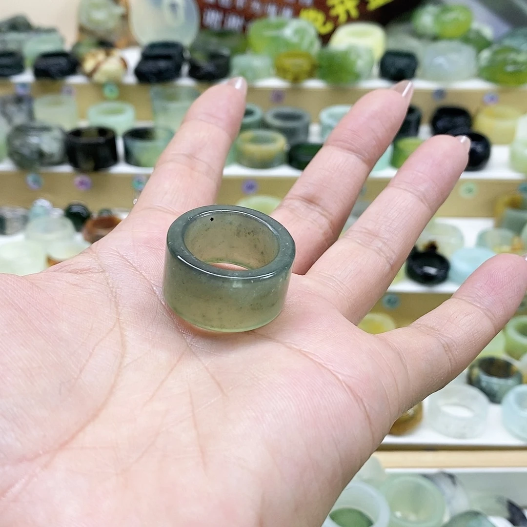 岫玉天然玉石未镶嵌鬄*元