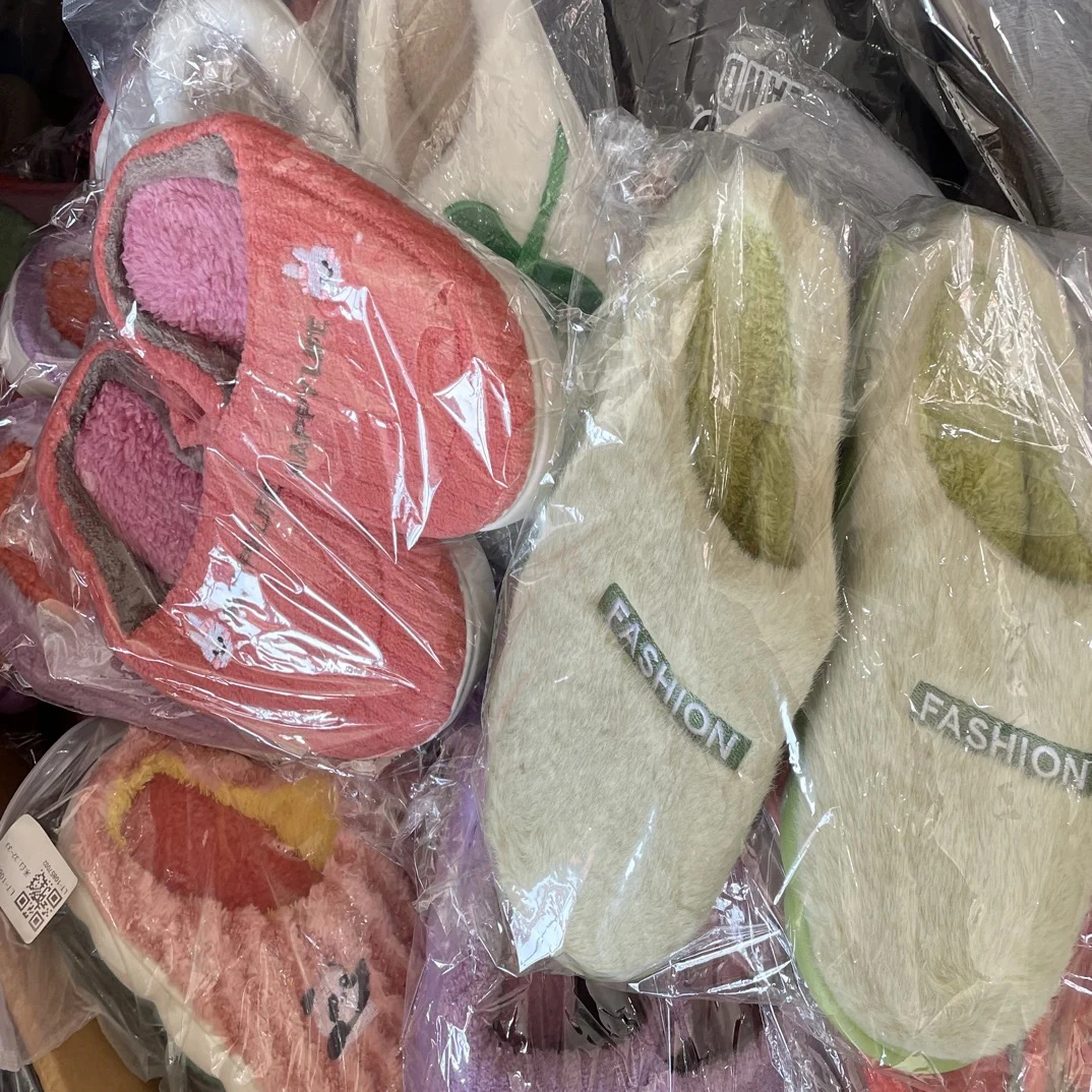 加厚加绒防滑情侣款棉拖鞋鞋子秋冬室内外通用居家必备棉鞋时尚