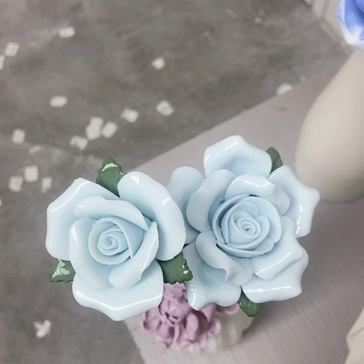 陶瓷手工制作陶瓷花