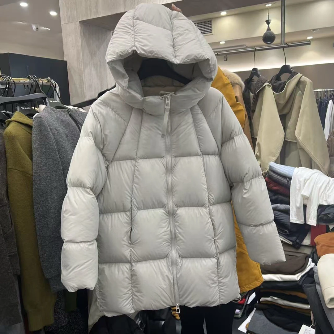 V家 加厚一手长泡芙羽绒服