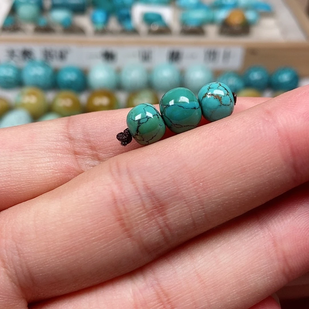 未镶嵌绿松石珠宝半成品