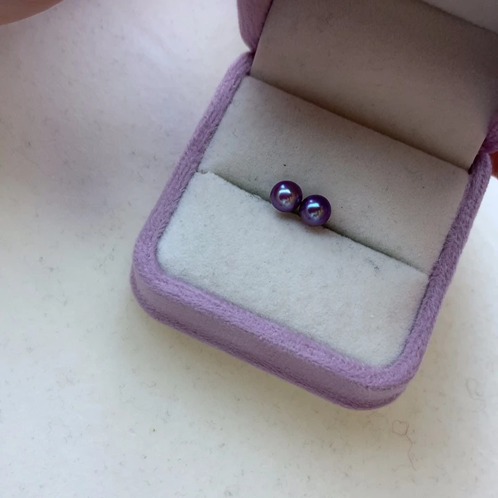 18K金镶嵌耳饰淡水珍珠