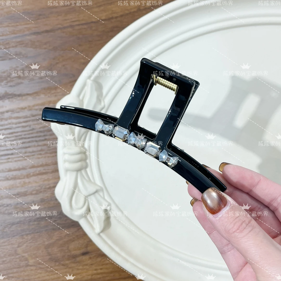 （陈陈家发饰）13公分原创设计千金风简约风ins女时尚发夹气质抓夹