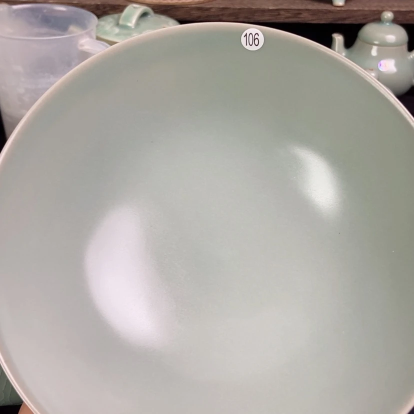 【闪购商品】沐*沐斗笠碗原矿釉汝瓷