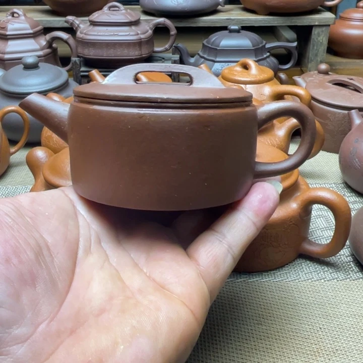 z***5紫泥茶壶宜兴紫砂壶半手工制作