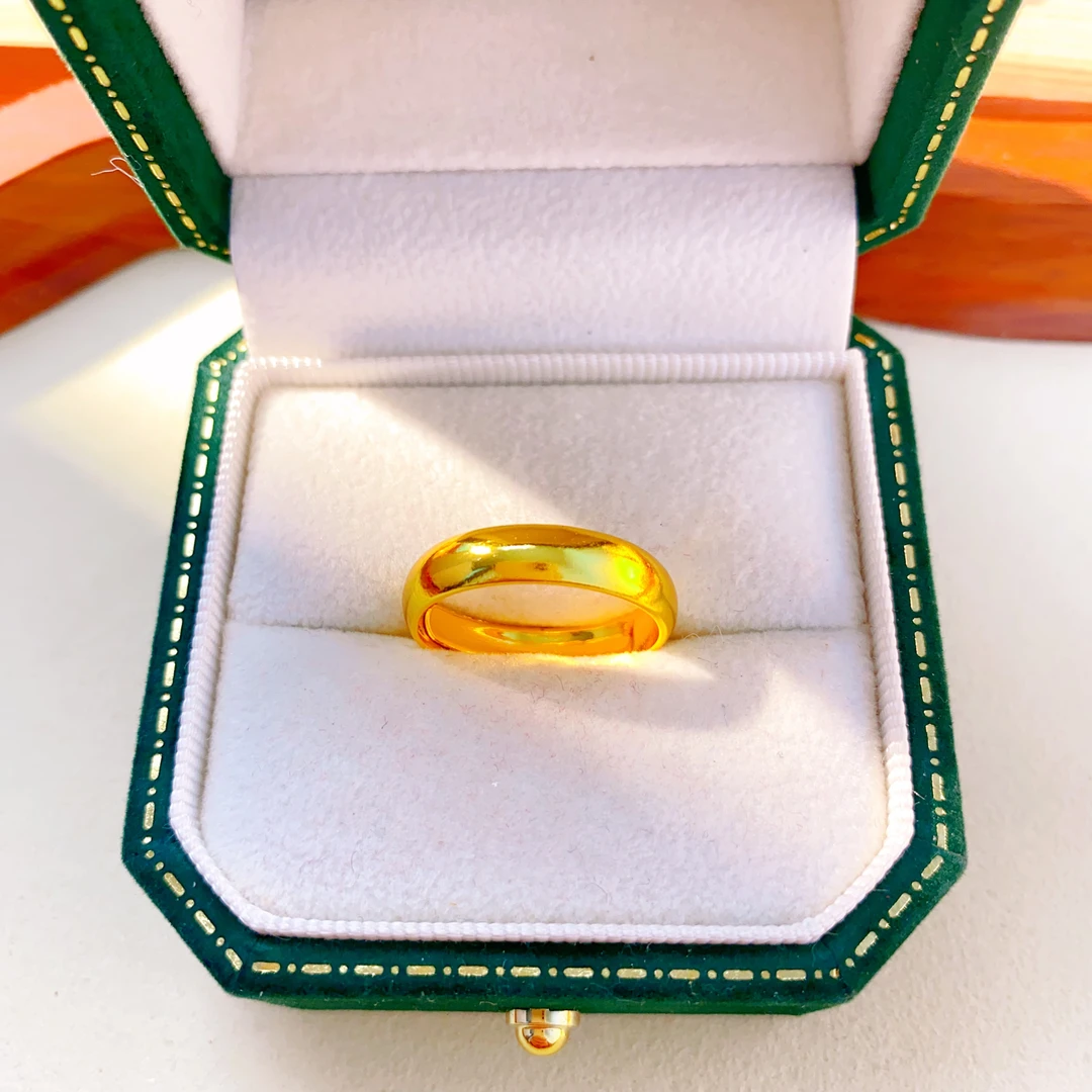 50197开口金色泥鳅背戒指