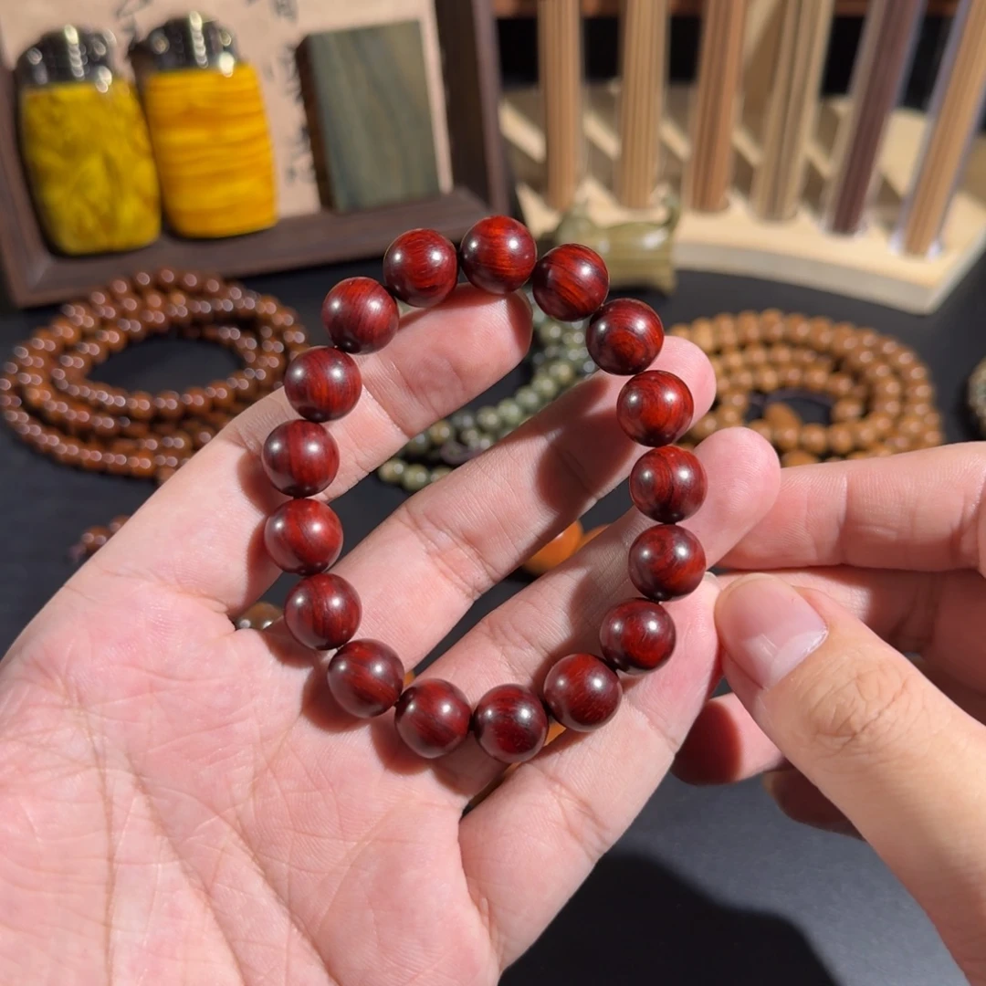 檀香木小叶血檀原汁原味1.2单圈