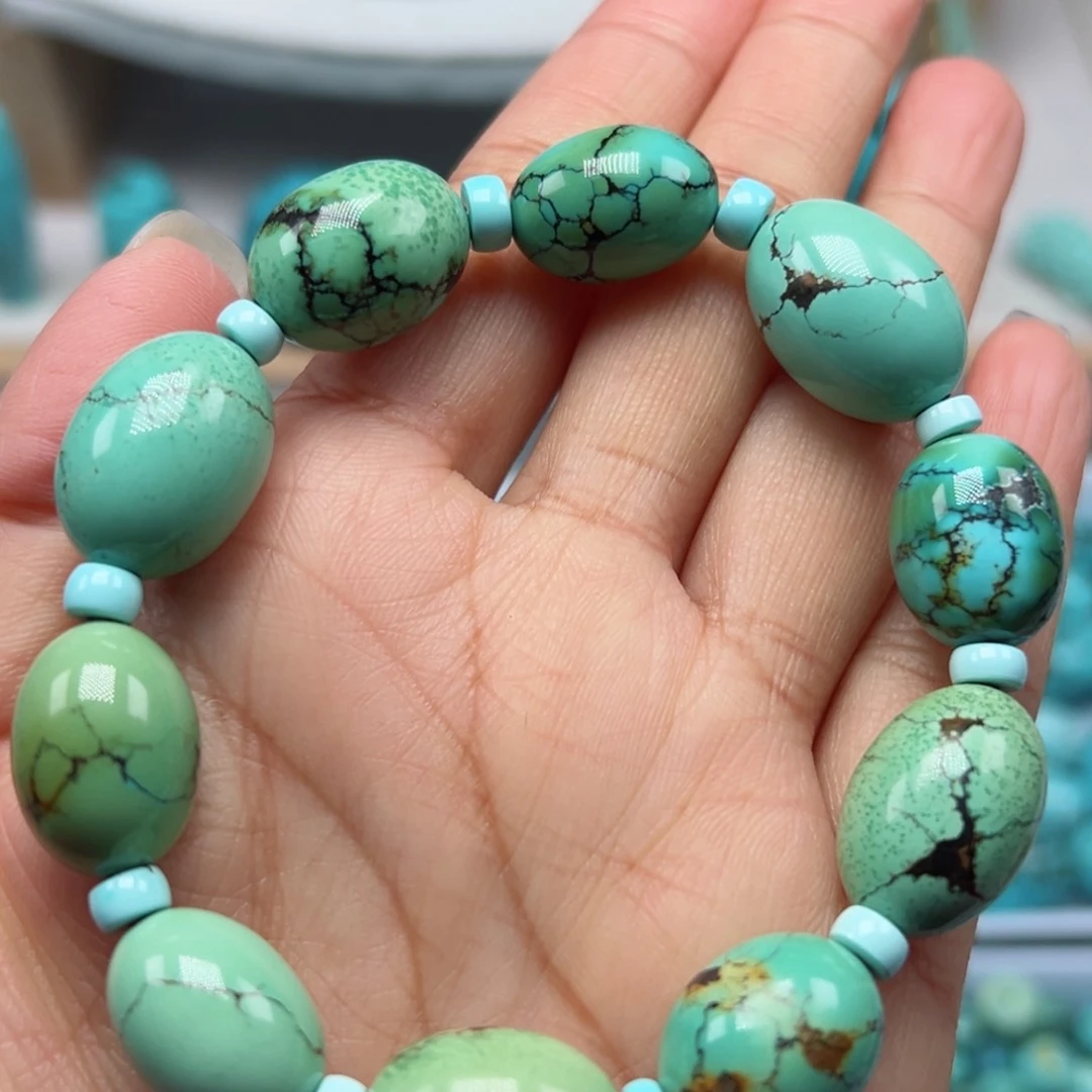 绿松石珠宝奇石未镶嵌