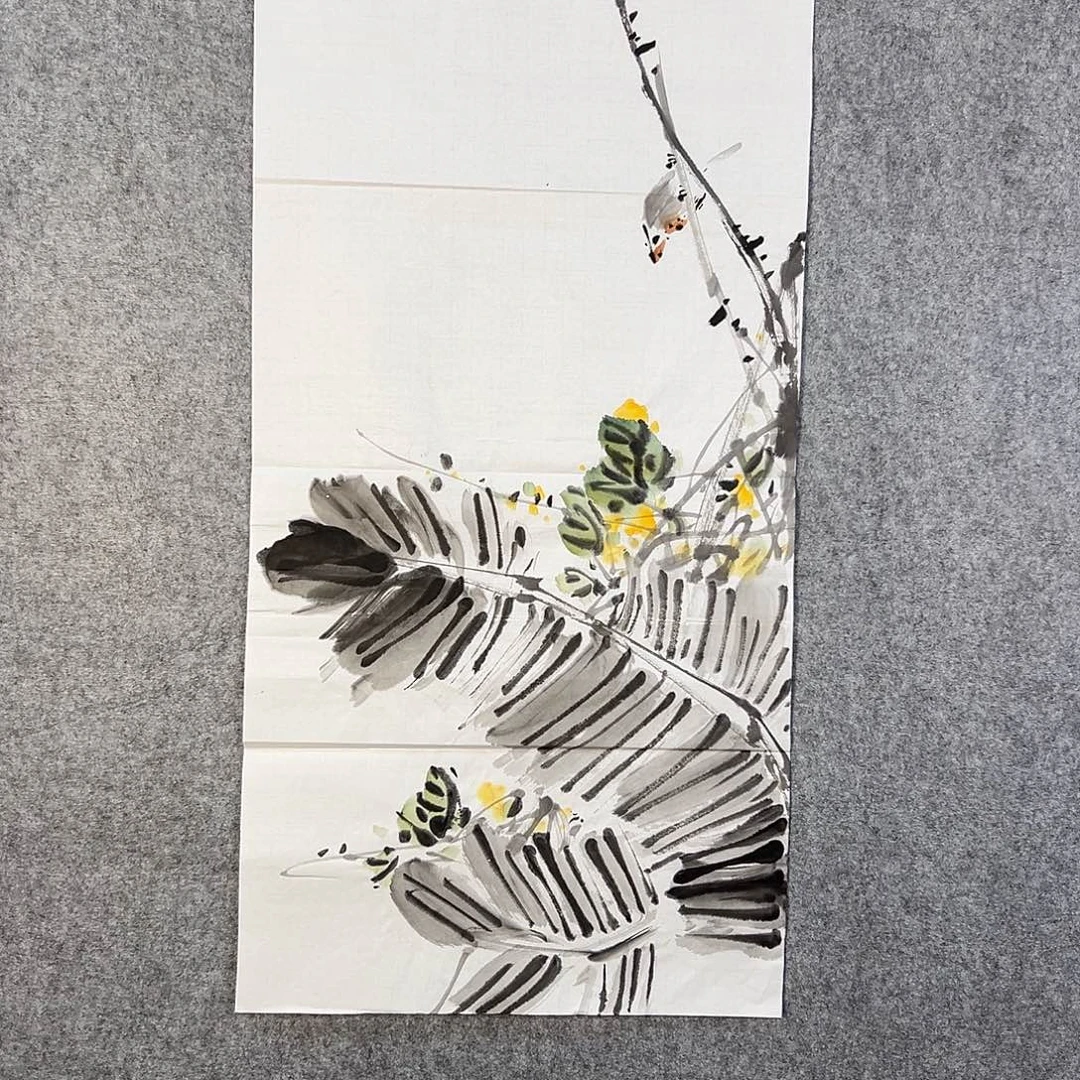 国画455 牡丹等植物生长于这里生长