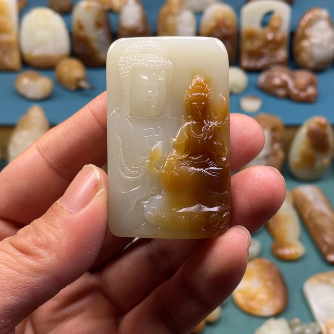 颈饰未镶嵌和田玉难**涂