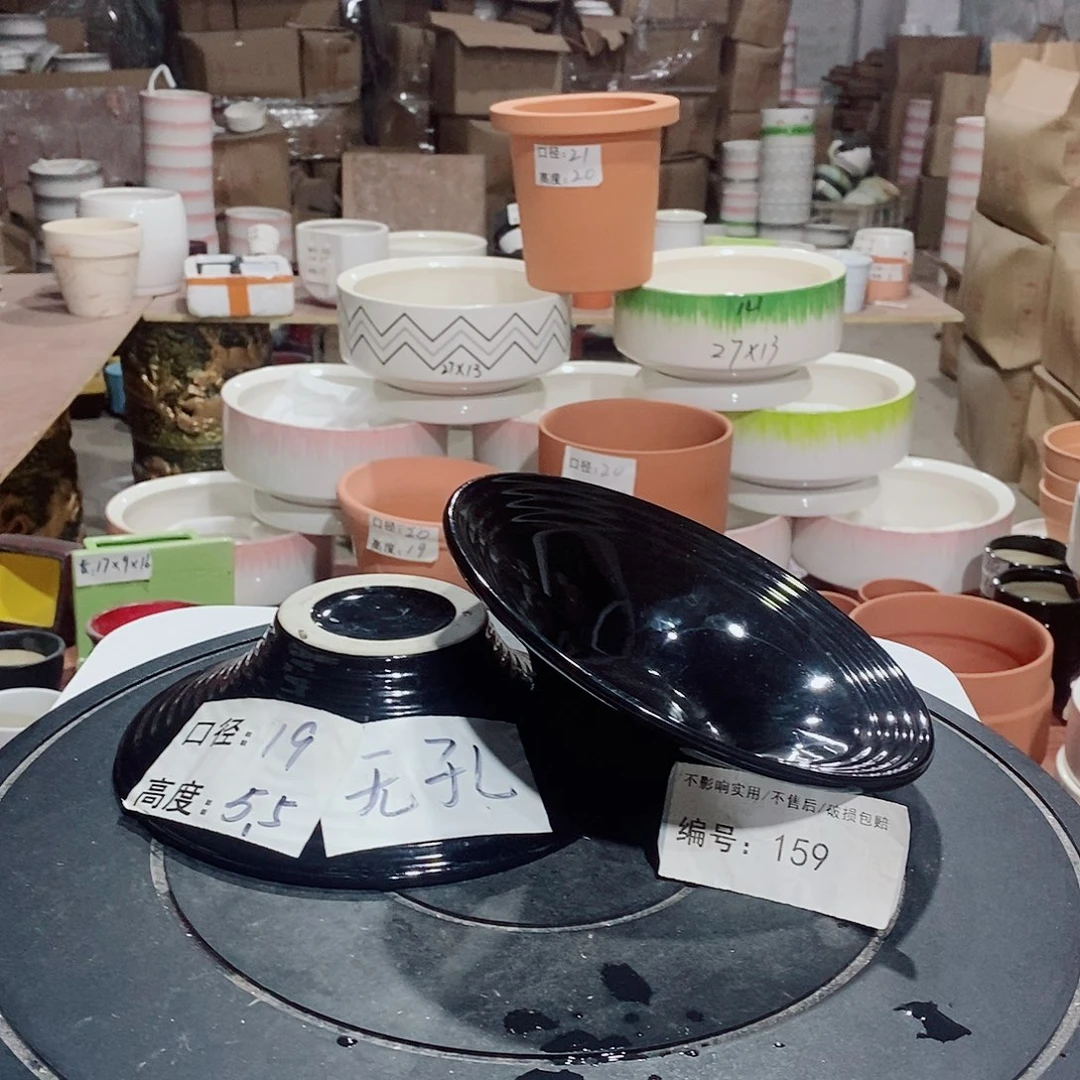 微瑕花盆-159-口19×5.5-2个无孔