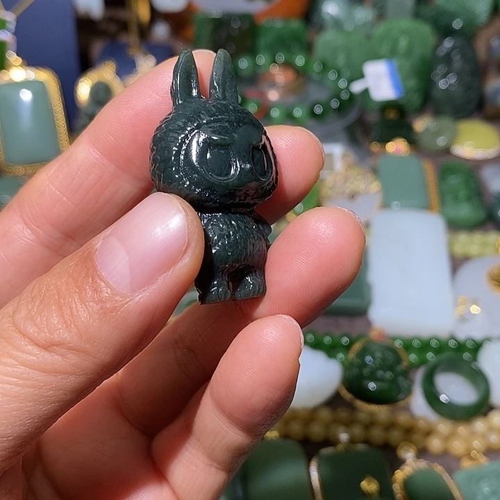 和田玉（青玉）未镶嵌吊坠(不含链)