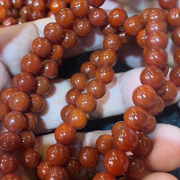 南红玛瑙合金手链