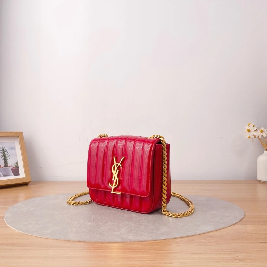 95新 YSL/圣罗兰 Vicky /单肩包/7284