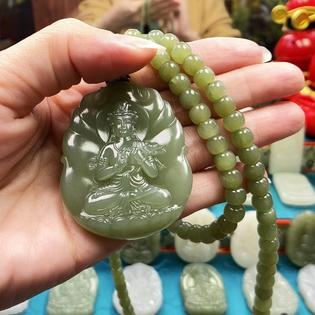 韵***和田玉未镶嵌颈饰