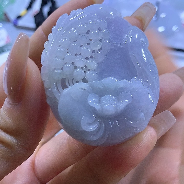 翡翠未镶嵌颈饰天然翡翠A货吊坠