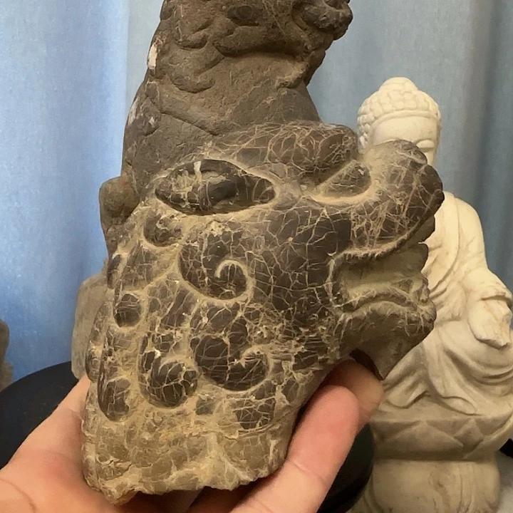姣***绿石材狮子…………狮子