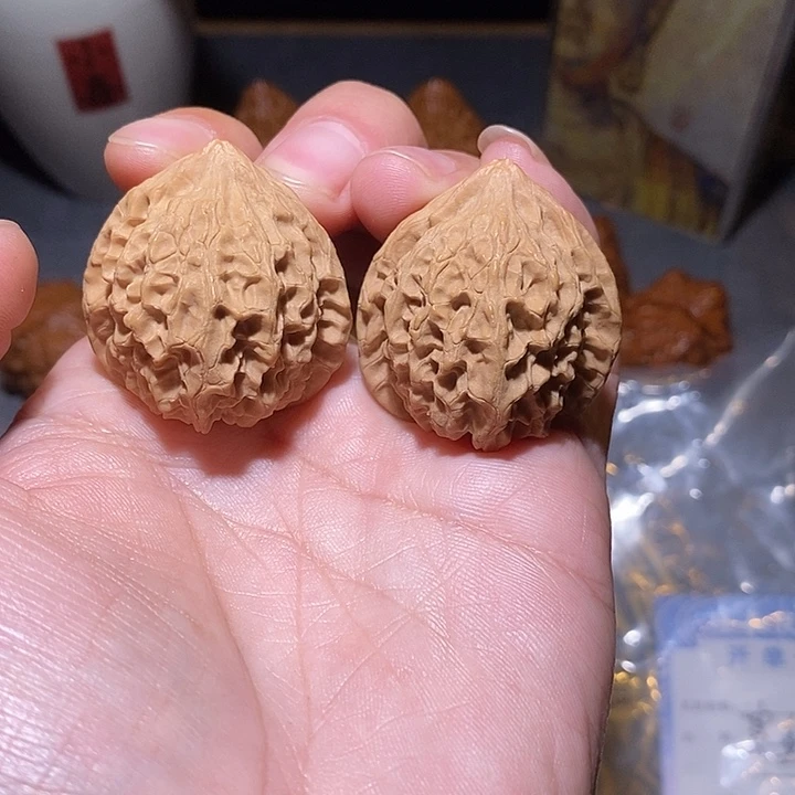 文玩核桃把件08全品无修34尺赛金牛