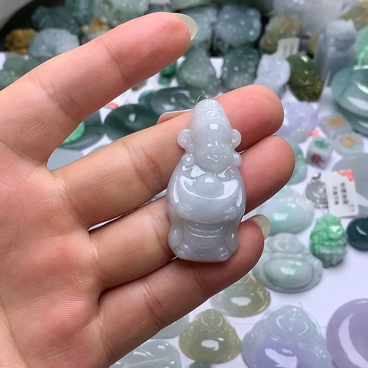 翡翠未镶嵌颈饰天然翡翠