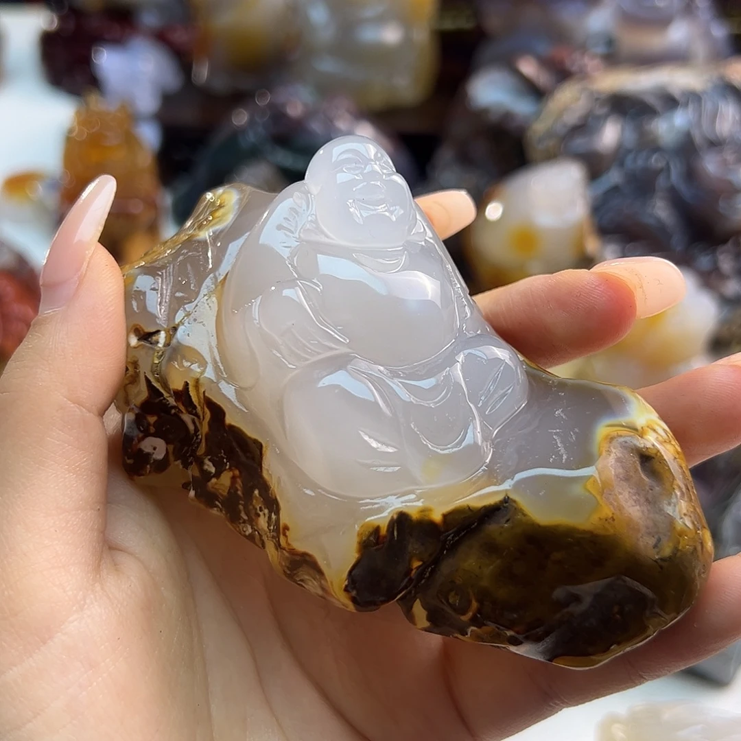 玛瑙/玉髓合金颈饰