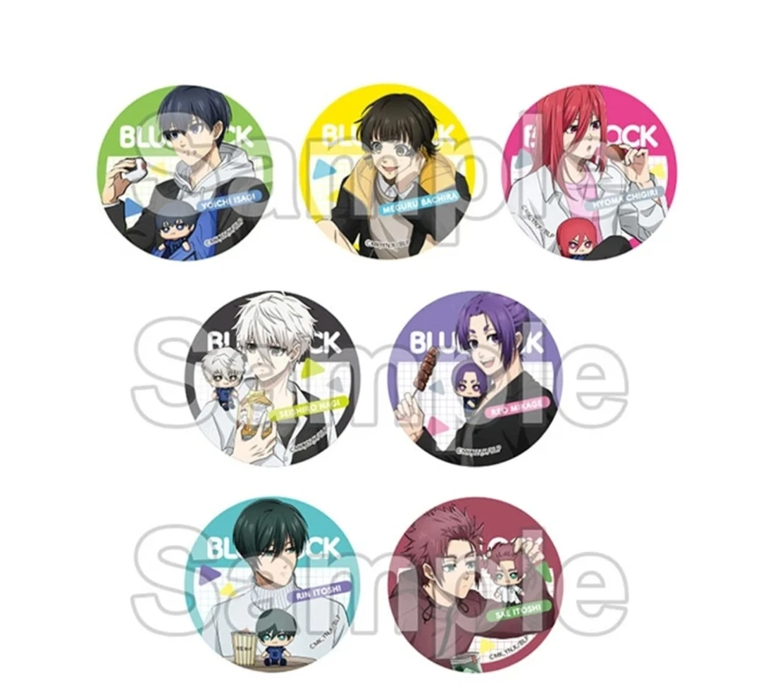 【正版日谷】 蓝色监狱 蓝锁咀嚼玩偶吧唧徽章（默认代拆）