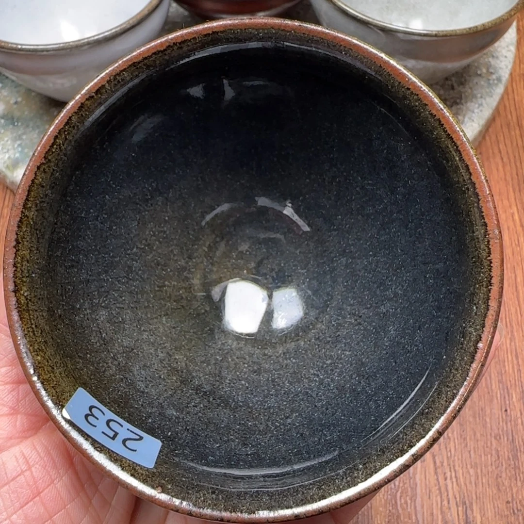 柴烧建盏茶盏茶杯253